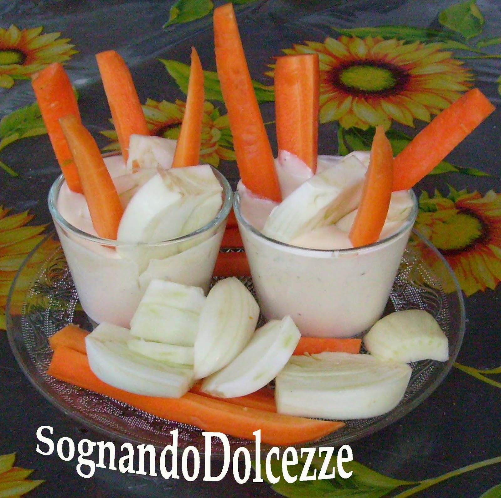 Sognando Dolcezze: Pinzimonio nei Bicchierini con Yogurt