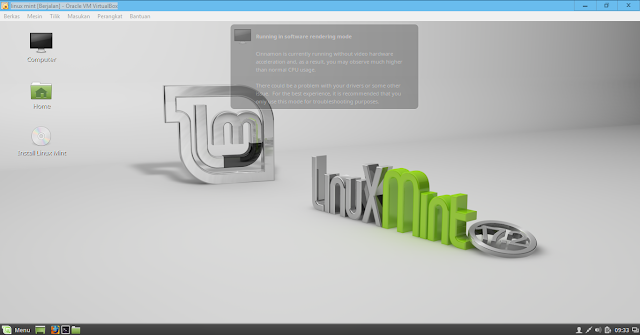 Tutorial Instal Linux Mint beserta Settingan Di Virtual Mechine (Virtual Box)