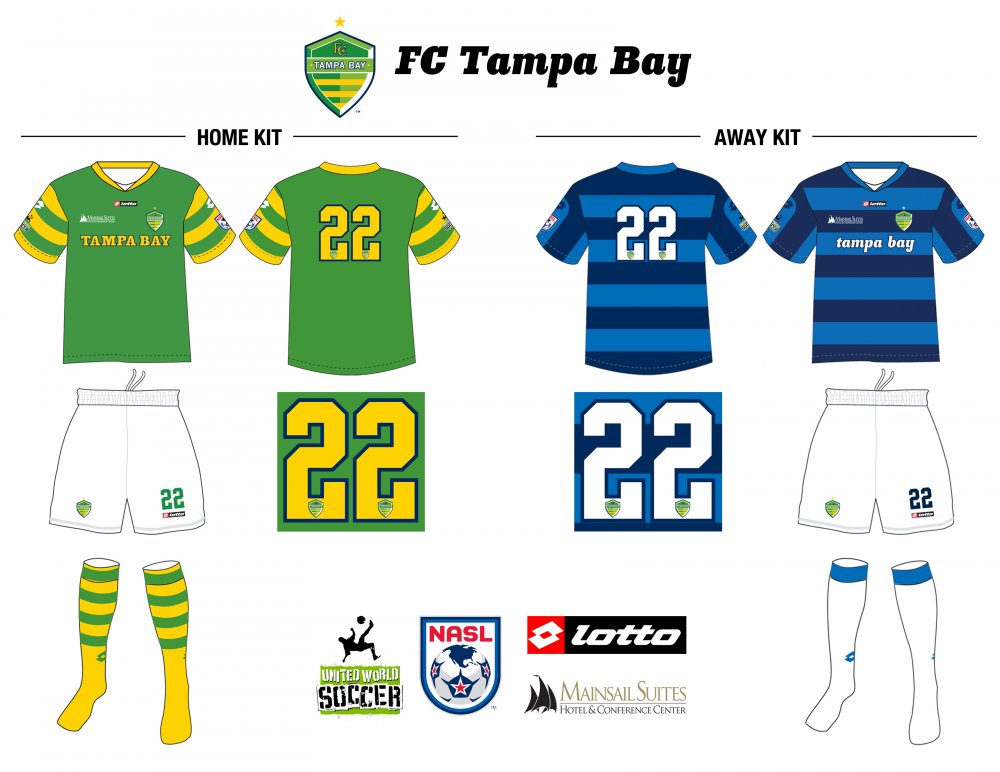 TAMPA BAY ROWDIES APPRECIATION BLOG (1975 to 1993): FC Tampa Bay New  Uniforms