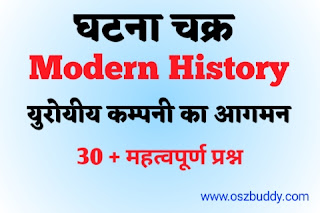 Modern history ghatna chakar । Modern history।  Yoropiyan company ka aagman। Ghatna chakar।