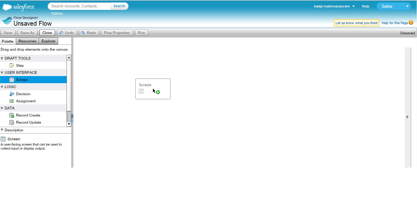 Salesforce Easy Learn: Flows designing in cloud flow designer