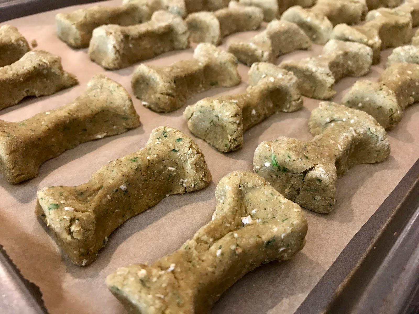 Homemade Dog Treats (guaranteed to freshen breath!)