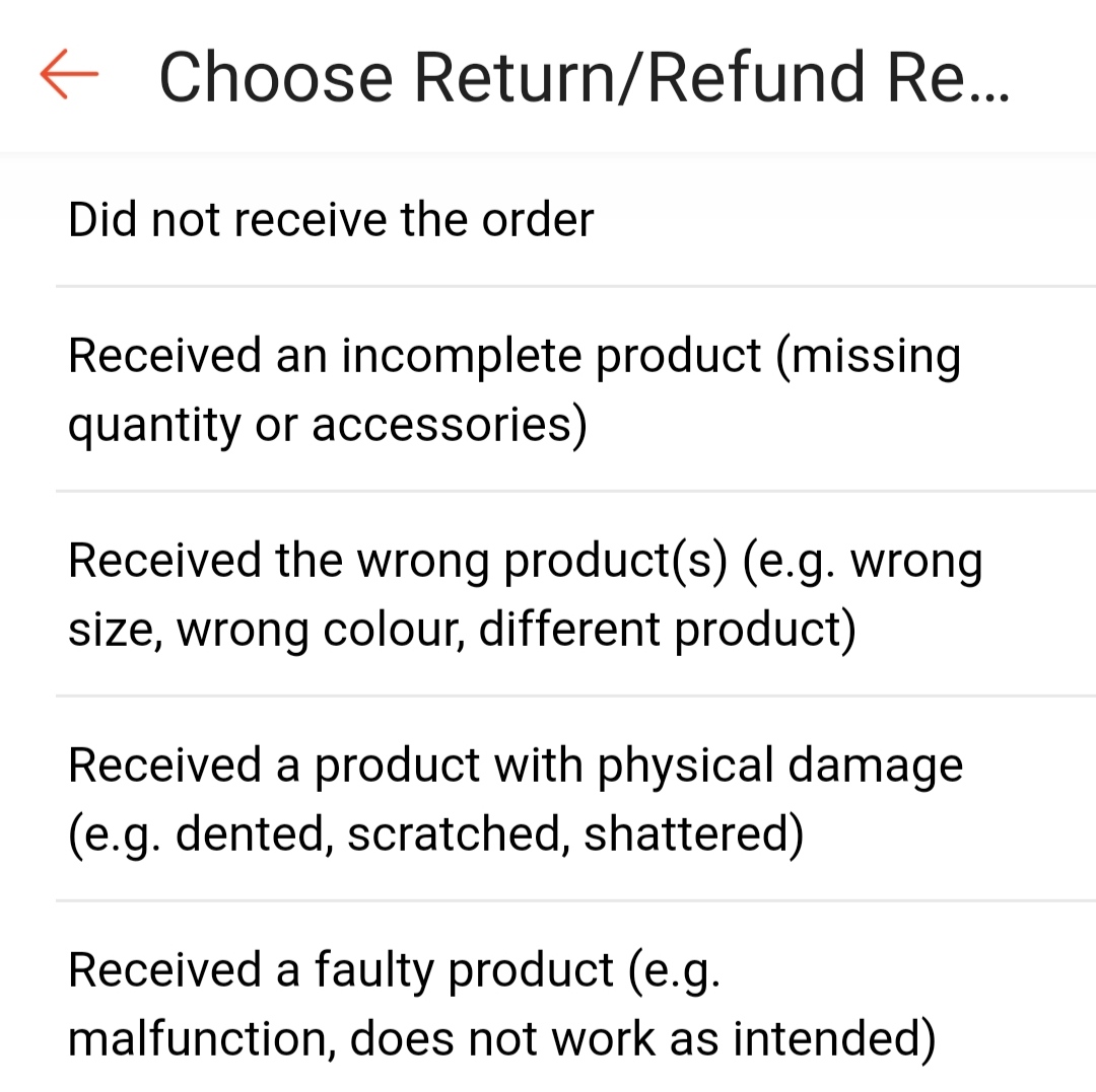 Shopee Return and Refund Shopee Return Only Policy Experience xoxo