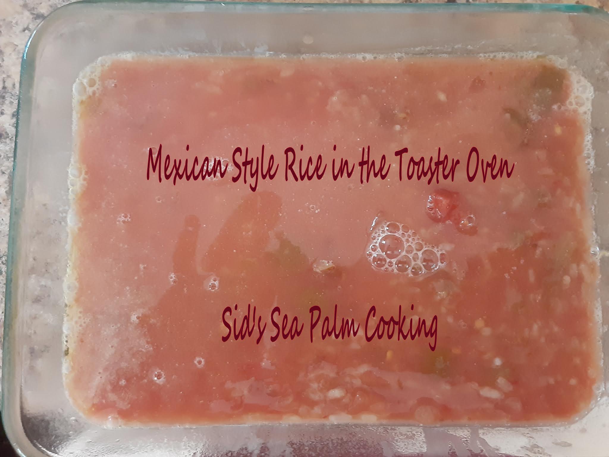 Mexican Rice in a Toaster Oven Sid's Sea Palm Cooking