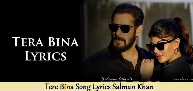 Tere Bina Song Lyrics Salman Khan