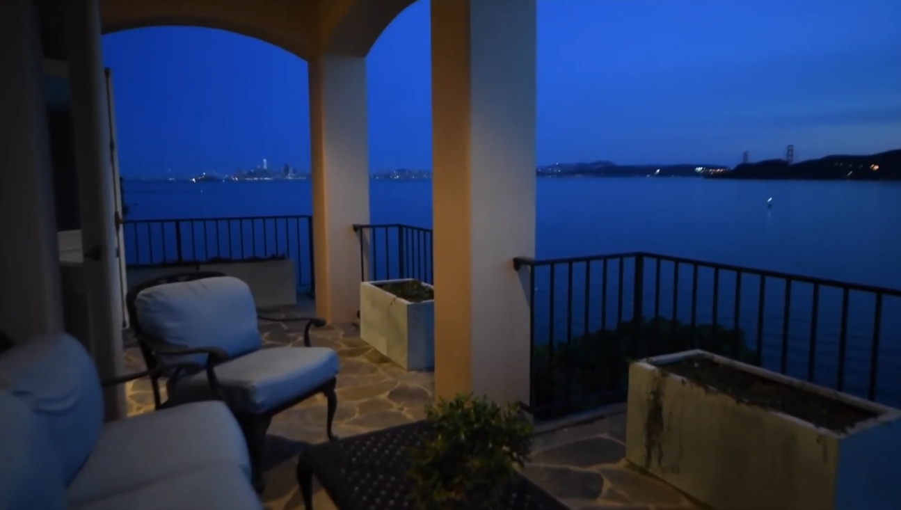 16 Photos vs. Inside Elegant Mansion with Beautiful View in Belvedere California vs. Interior Design Tour