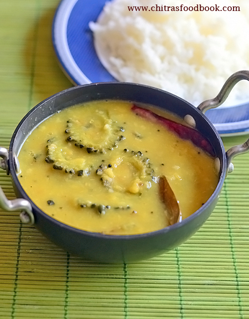 Bengali Tetor Dal Recipe Korolar Dal / Bitter Gourd Dal Recipe