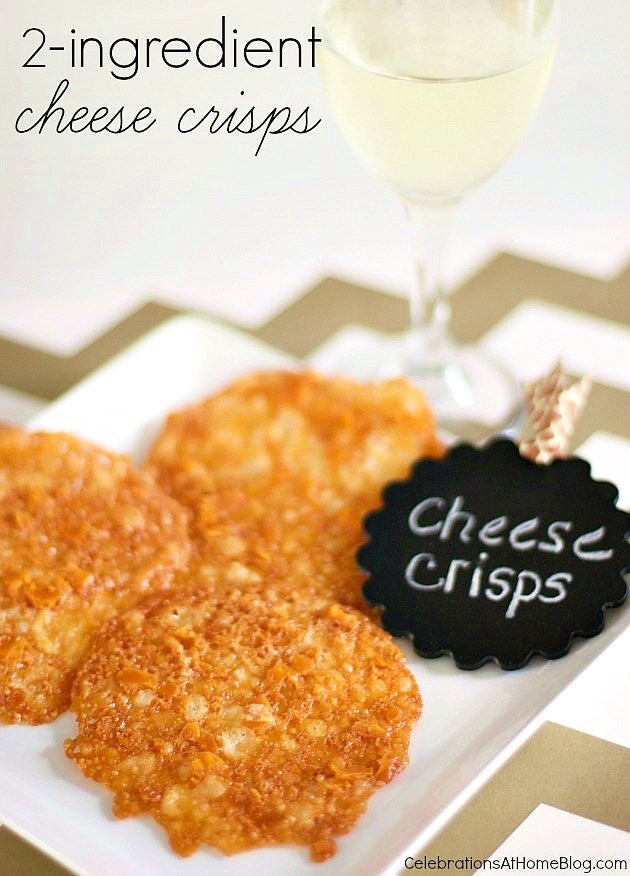 Two Ingredient Cheese Crisps Royale Recipes!