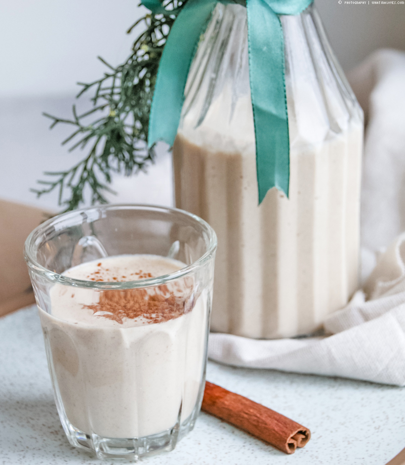 vegan Eggnog - ein winterlicher Weihnachtspunsch