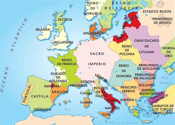 alihocrez: mapa de europa