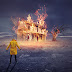 Burning House Photo Manipulation
