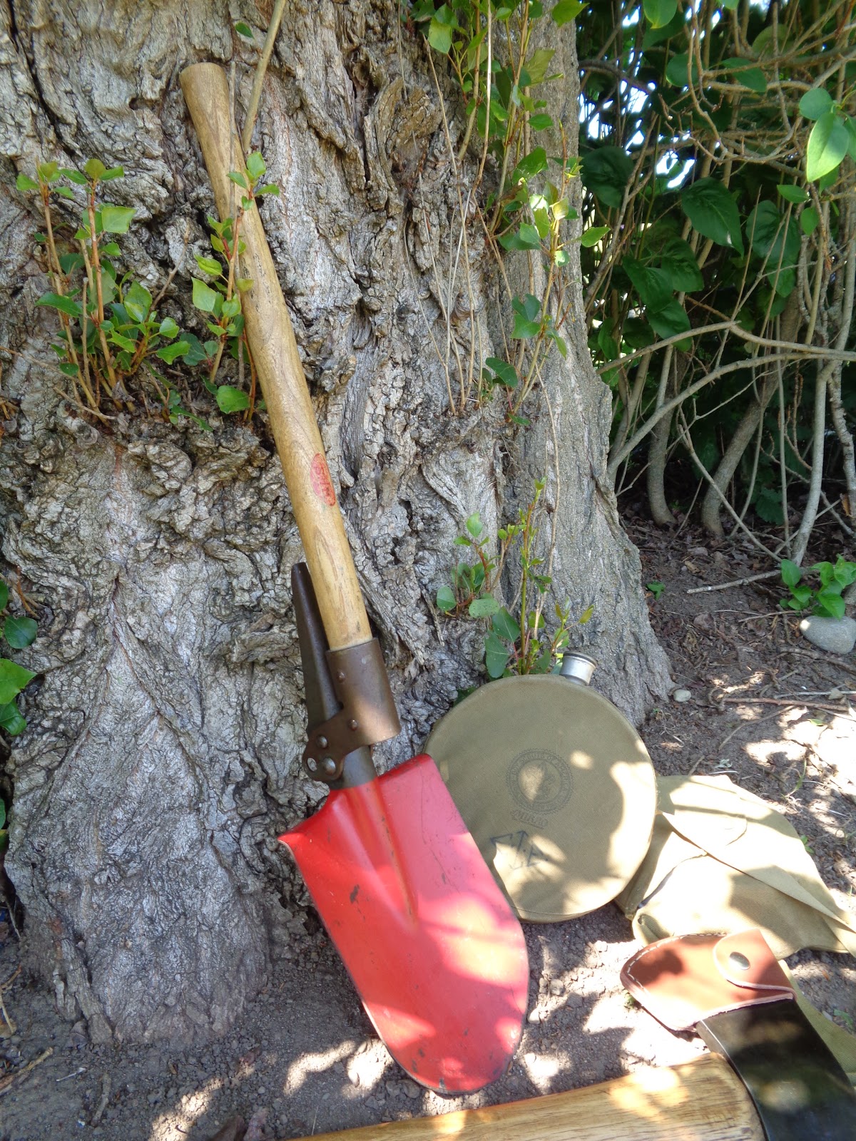 Four Bees Boy Scout Shovel, Combination Tool, Pick Hoe Shovel