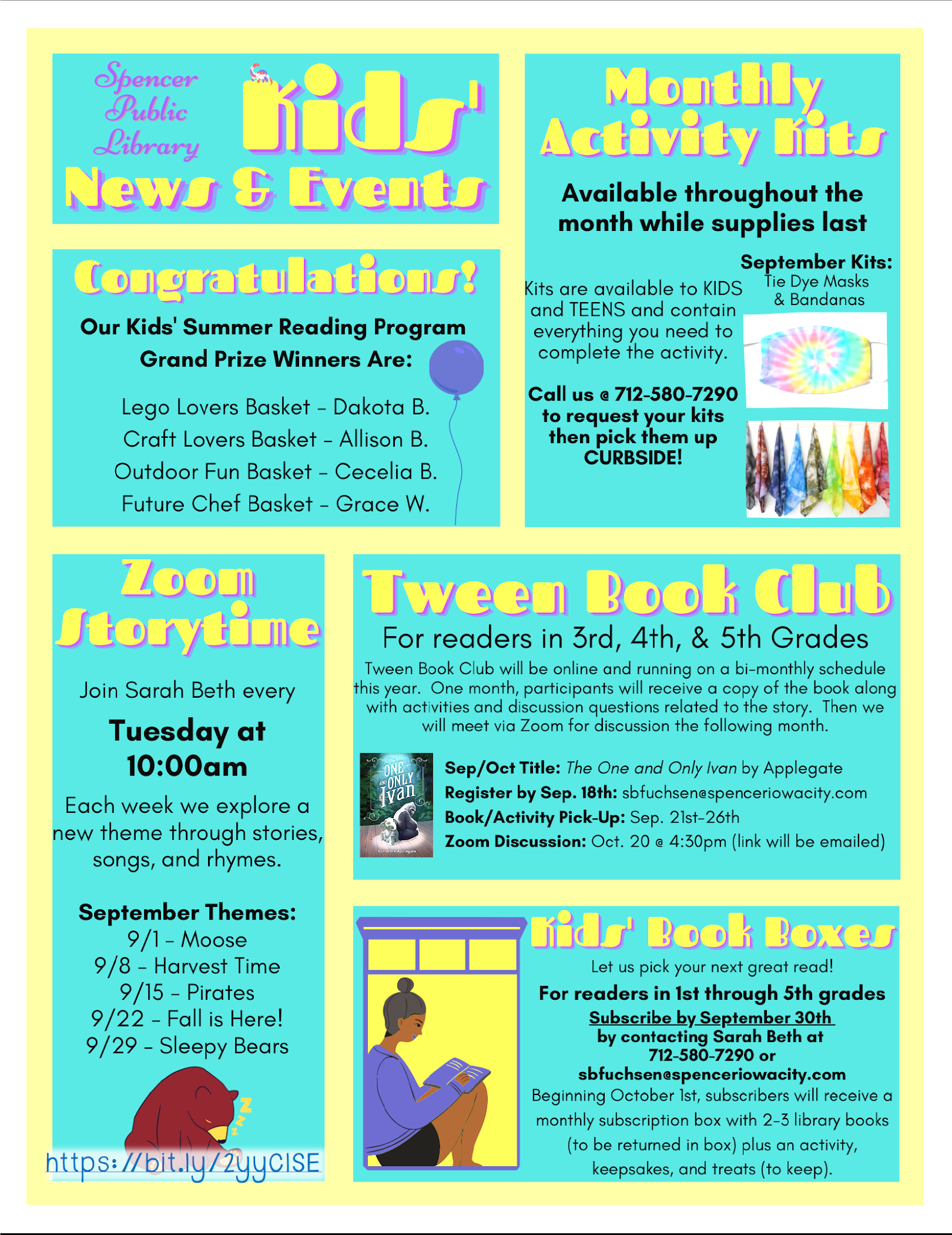 News At Spencer Public Library Kids And Teen September Activities news-at-spencer-public-library-kids-and-teen-september-activities