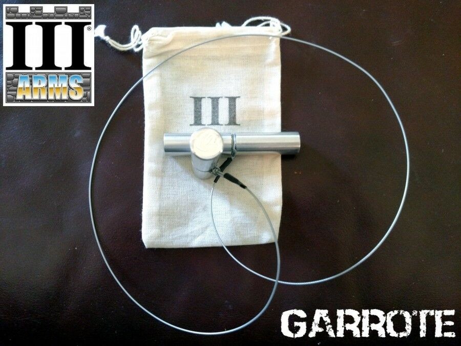 III Percent 2020 Garrote Now with Stainless Steel Bone/Razor Wire!