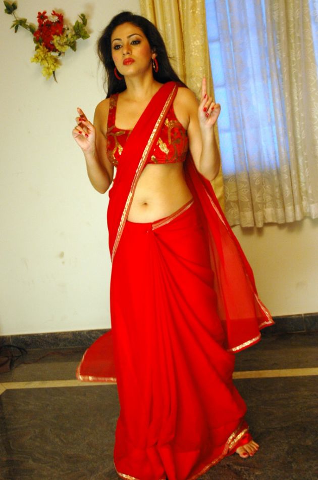 Actress Sada In Red Saree From A Telugu Movie Stylish Designer Sarees