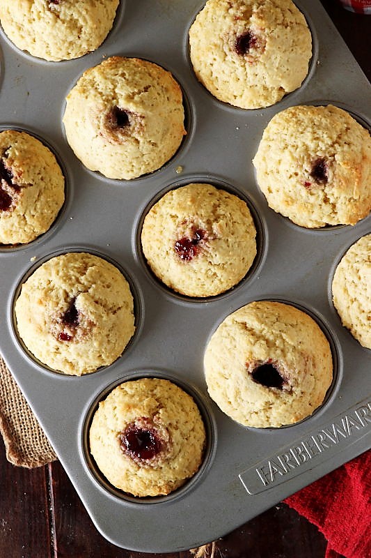 Buttermilk Jam Muffins The Kitchen is My Playground
