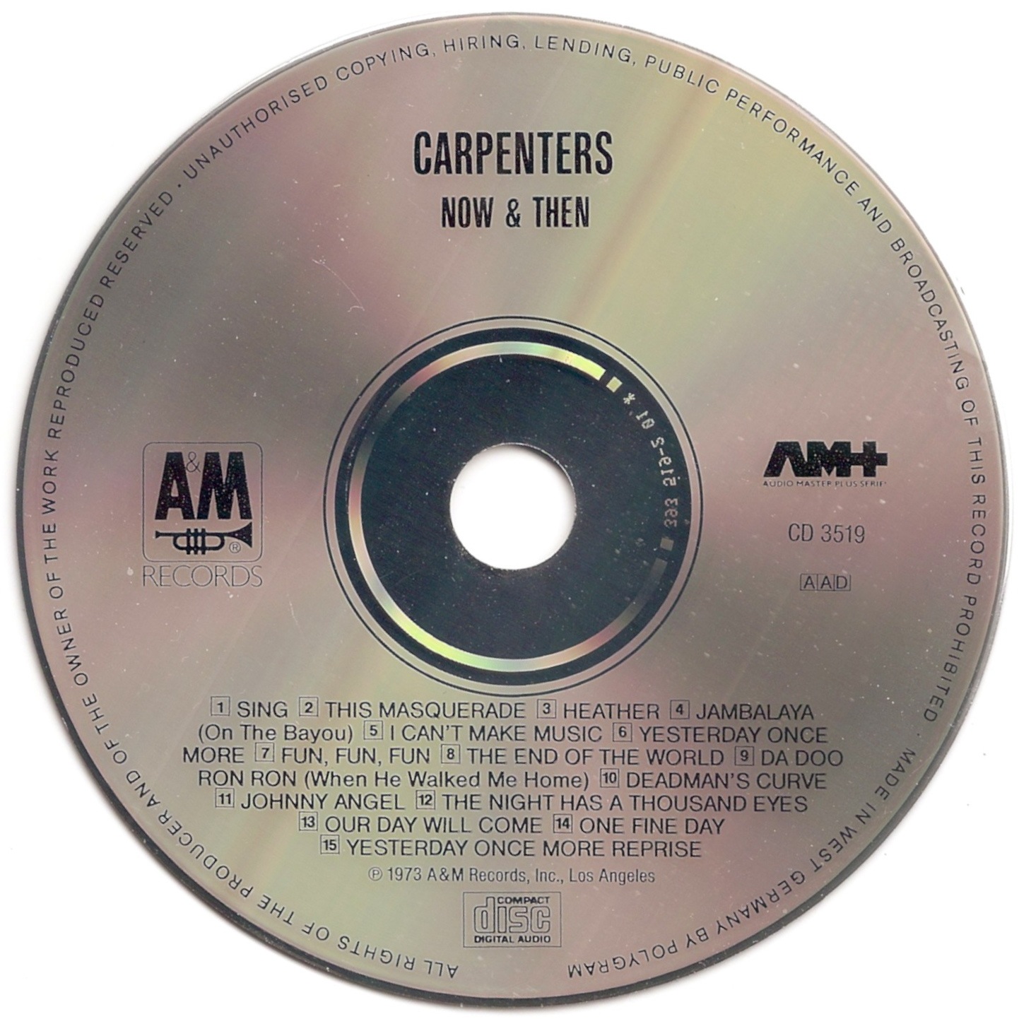 大きな割引 carpenters now&then Then レコード Now - canecasalfabeto