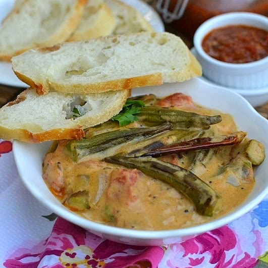 Dahi Bhindi (Okra in Yogurt Sauce)