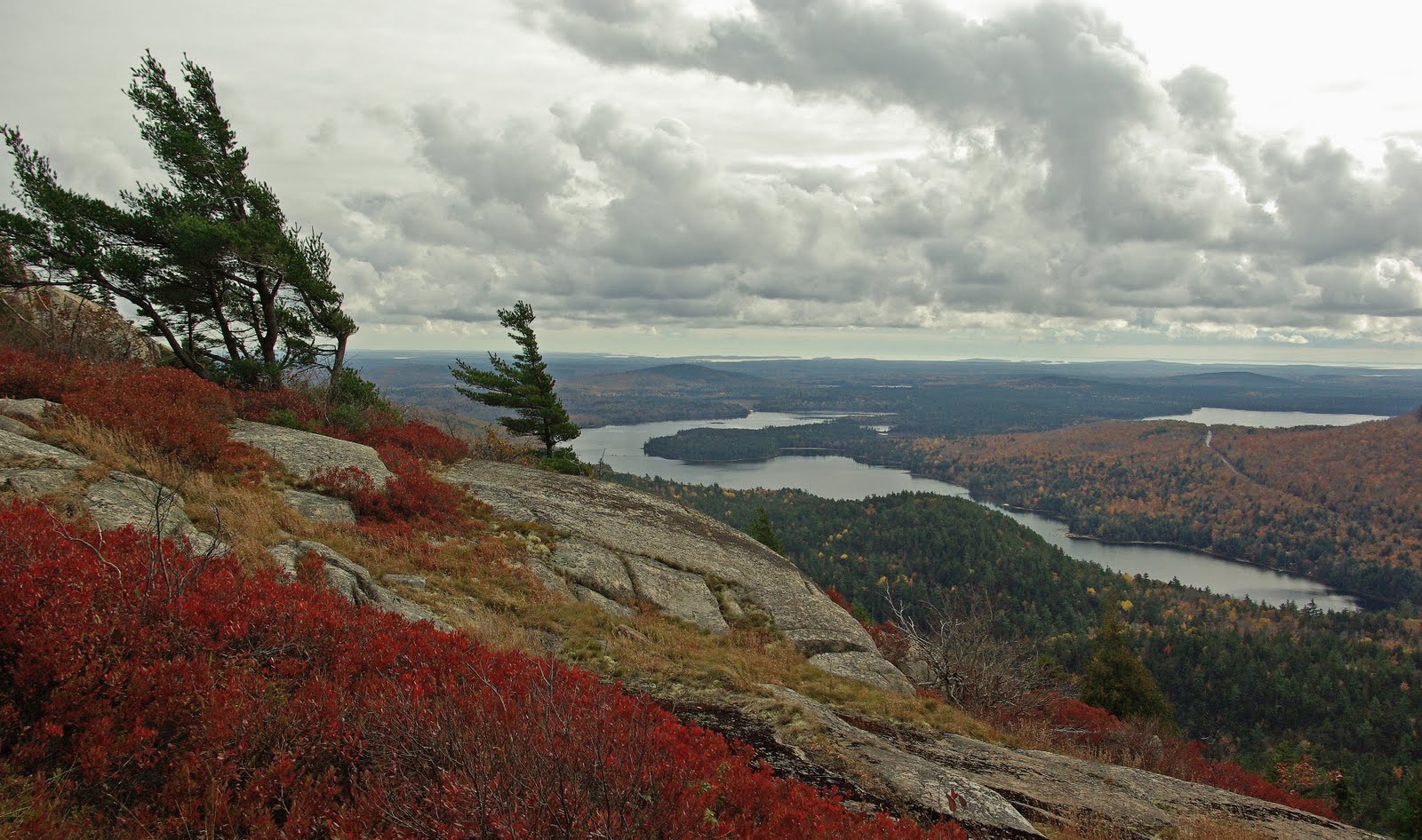 Hiking in Maine with Kelley 10/24/11 Tunk Mountain