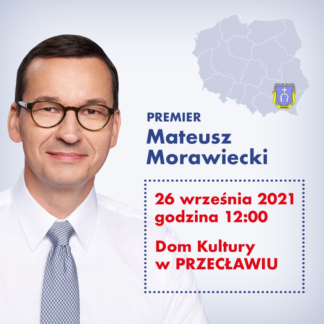 Premier Mateusz Morawiecki odwiedzi Przecław