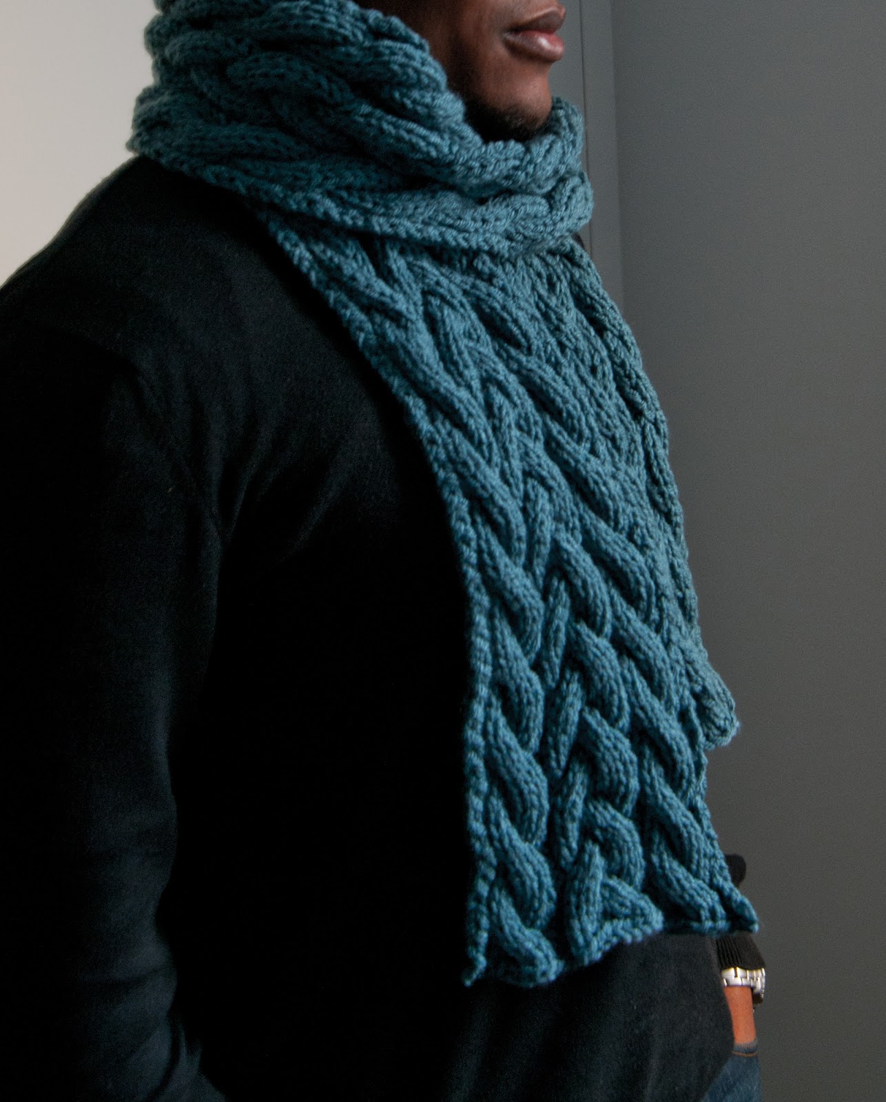 Modeles tricot echarpe homme