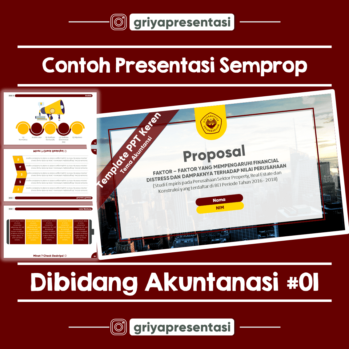 Contoh Presentasi Seminar Proposal Dibidang Akuntansi 01