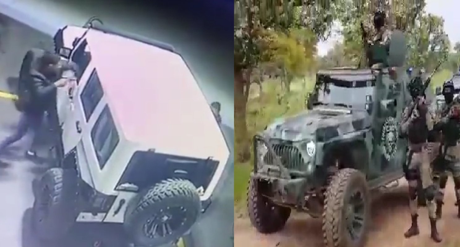 VIDEO: Filtran robo de JEEP mismo que aparece en video con sicarios del