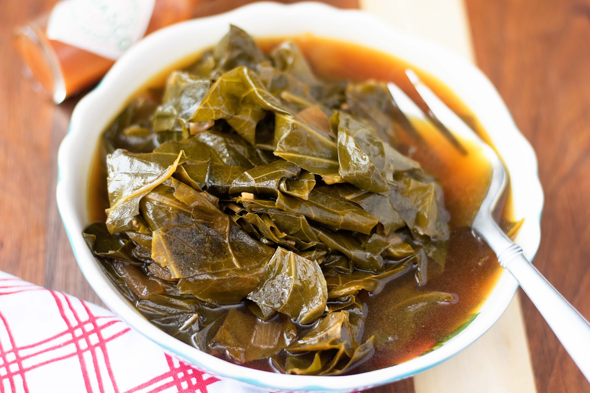 Easy Vegan Collard Greens Recipe The Kitchen Wife