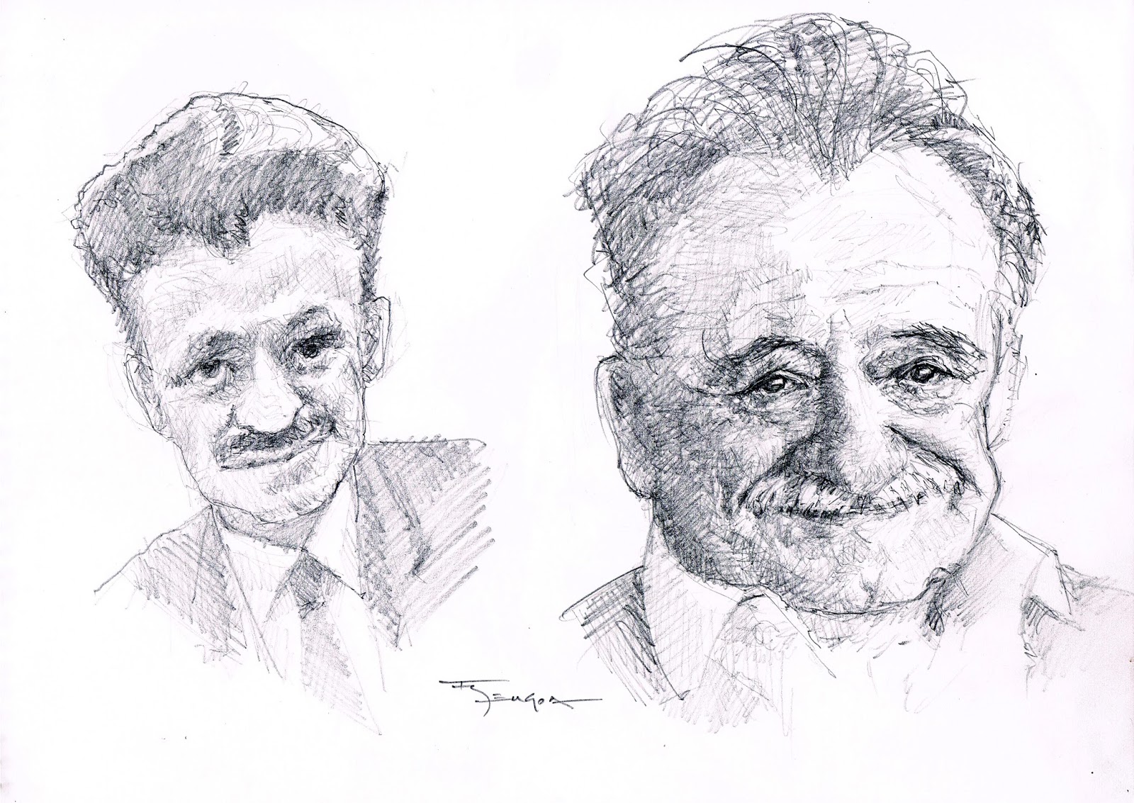 Mario Benedetti Fede CARICATURAS