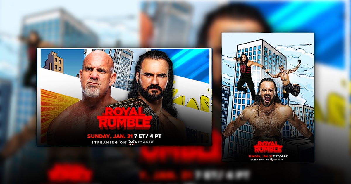 WWE Royal Rumble 2021 Custom poster And Preview Remake  PSD Download