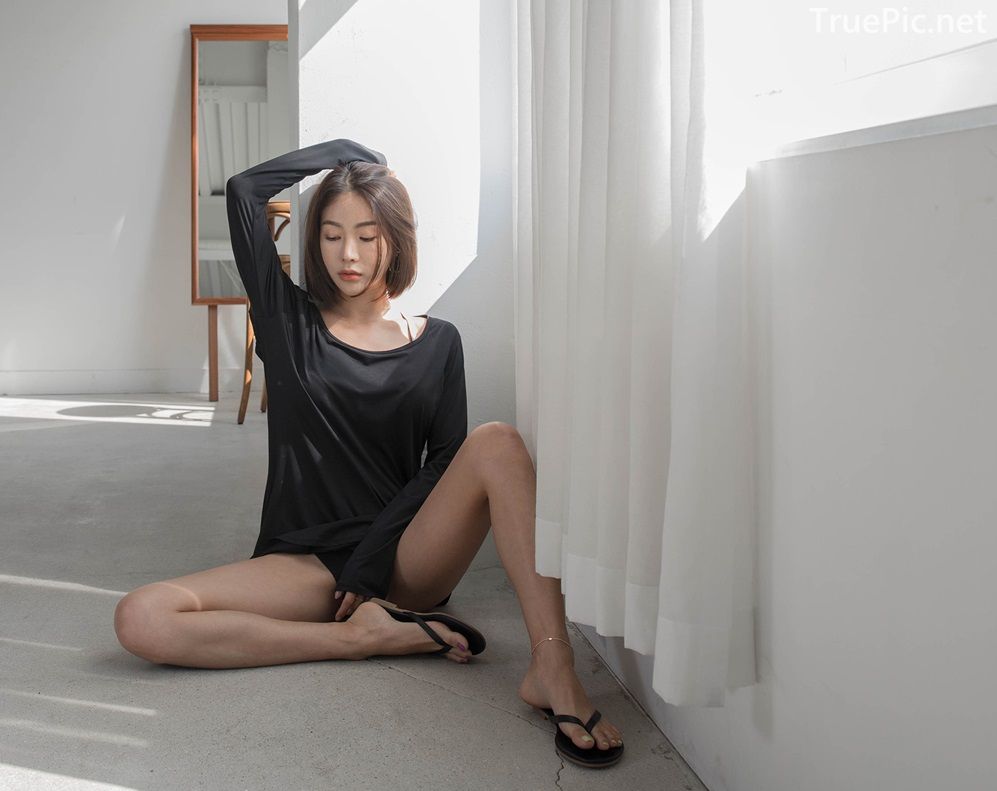 Korean model and fashion - An Seo Rin - Swimwear studio photoshoot - Picture 35