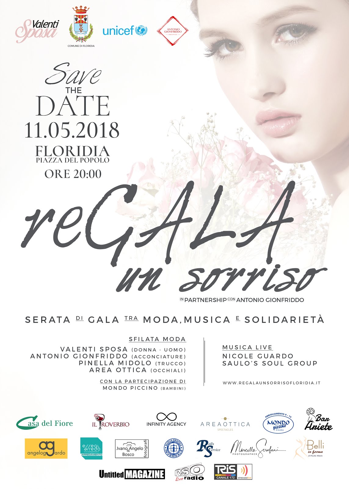 Regala un sorriso. Serata di gala tra moda, musica e solidarietà.