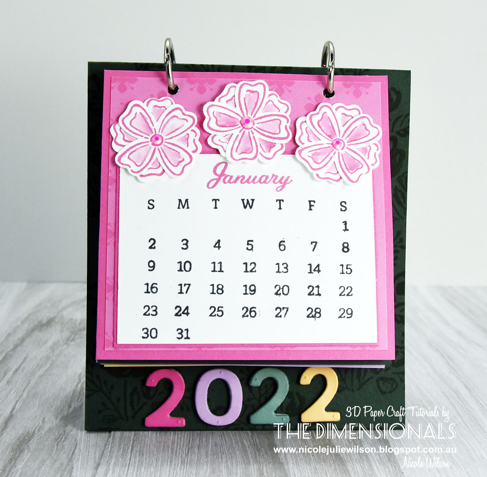 Bu 2023 Calendar Nicole Wilson Independent Stampin' Up!® Demonstrator: The Dimensionals - In  Colours 2021-2023
