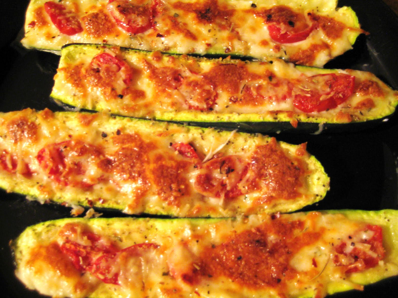 Bake Beat and Blend Zucchini Boats