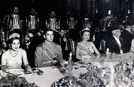 Fawzia in a Banquet in Cairo 1939