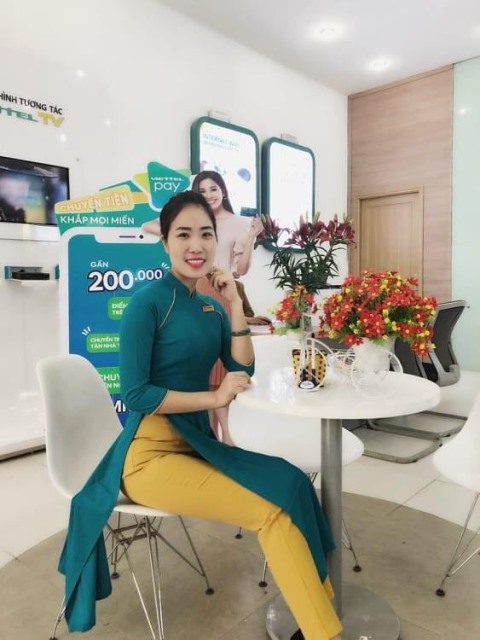 Mẫu áo dài Viettel