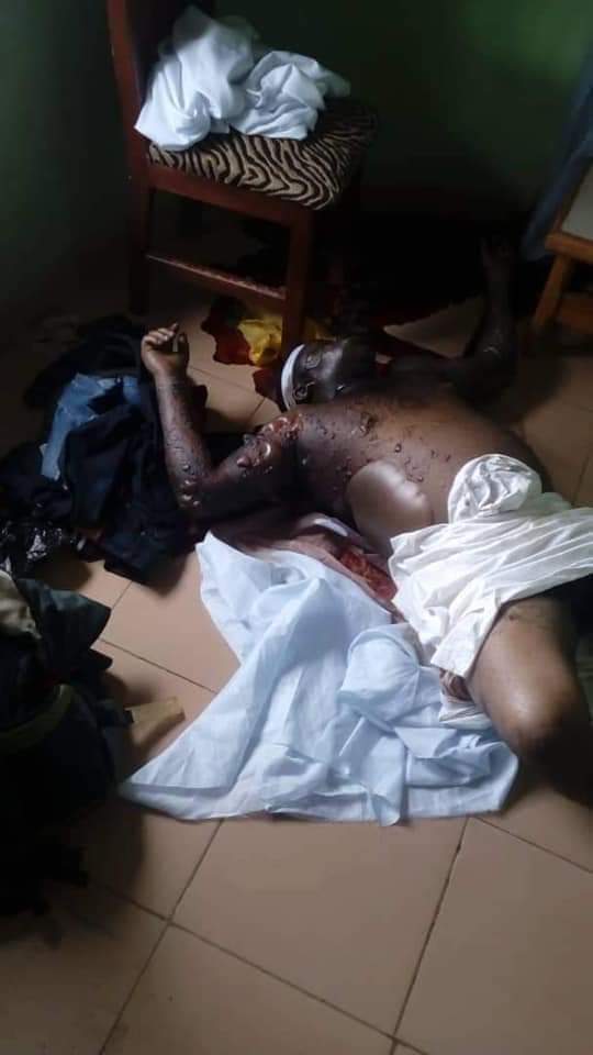    Man Found Dead Dressed Like a Ritualist In MacDoris Hotel After A Heavy Downpour