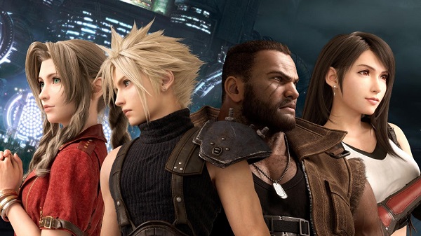 الكشف عن صورة رائعة تجمع جميع ابطال لعبة Final Fantasy VII Remake