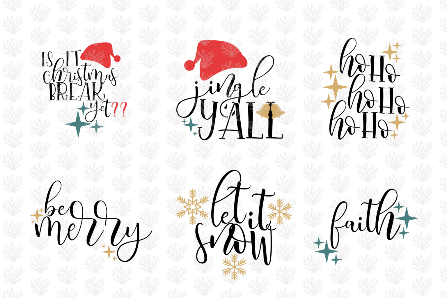 Christmas Bundle SVG Cut File