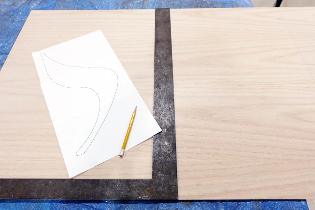 paper template and project wood