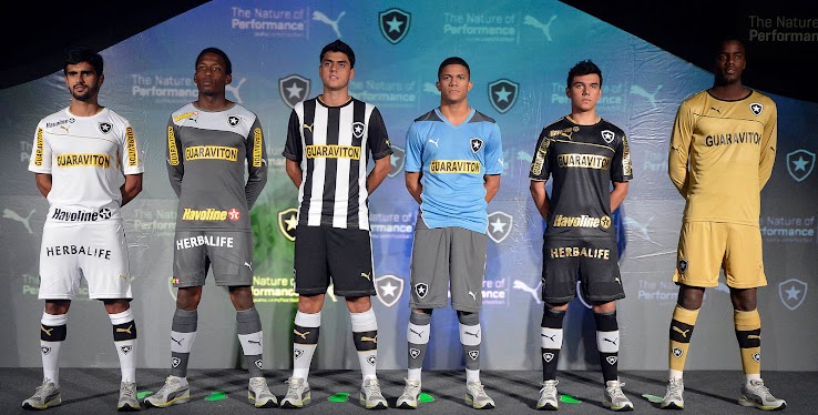 Botafogo 13-14 (2013-14) Puma Home, Away and Third Kits Released