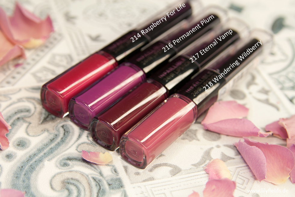 L'Oréal - Infaillible 24 Hr Lipsticks - Review & Swatches - Lilyfields