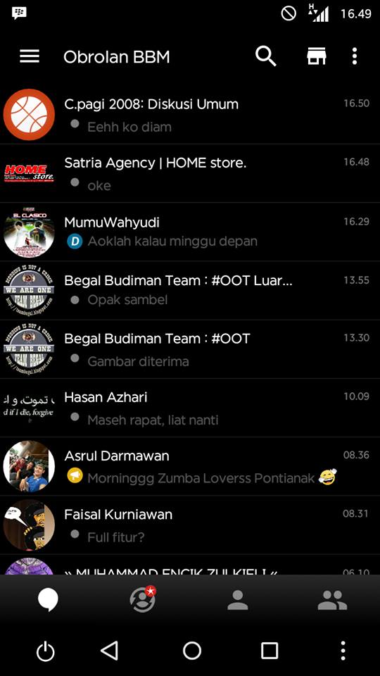 BBM Mod Black Theme Versi 3.3.2.31 Apk Terbaru (Clone)