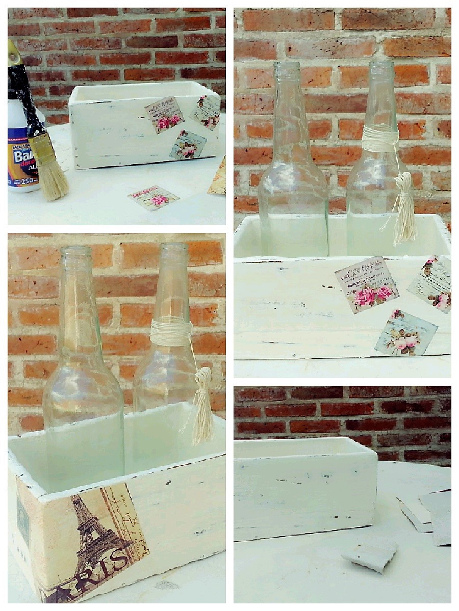 Cajón de madera reciclado