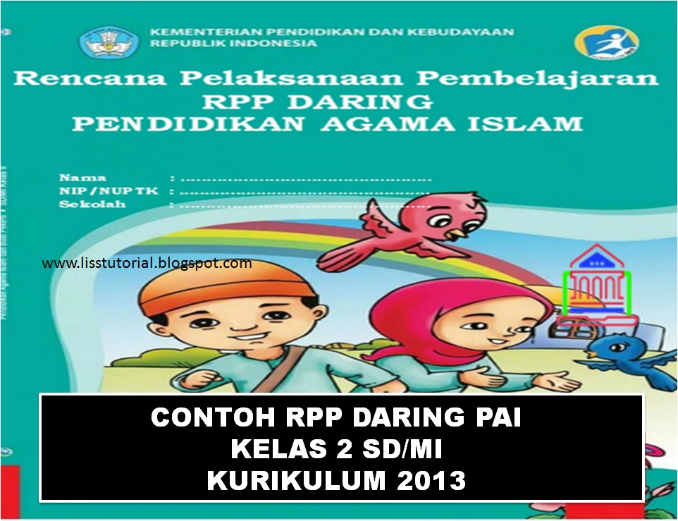 Download RPP Daring 1 Lembar Mapel PAI Kelas 2 SD/MI Kurikulum 2013