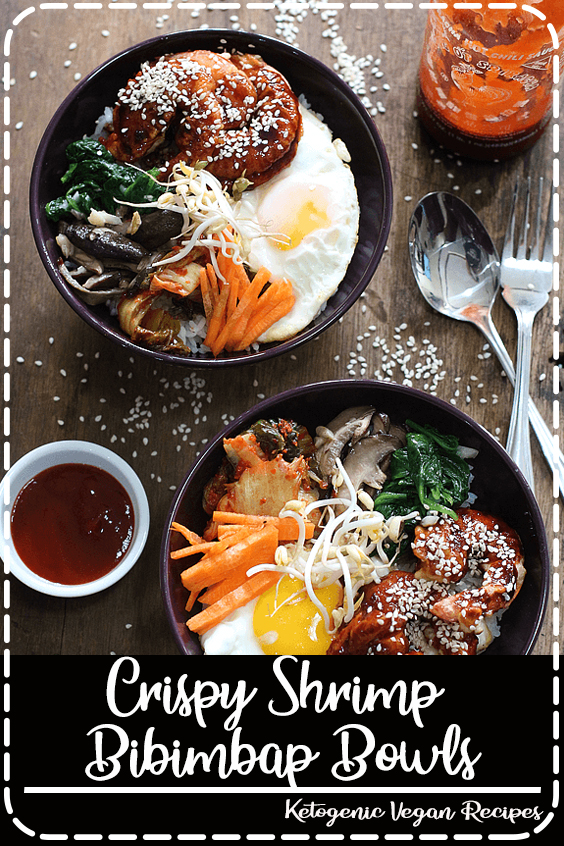 Crispy Shrimp Bibimbap Bowls Food Brenda