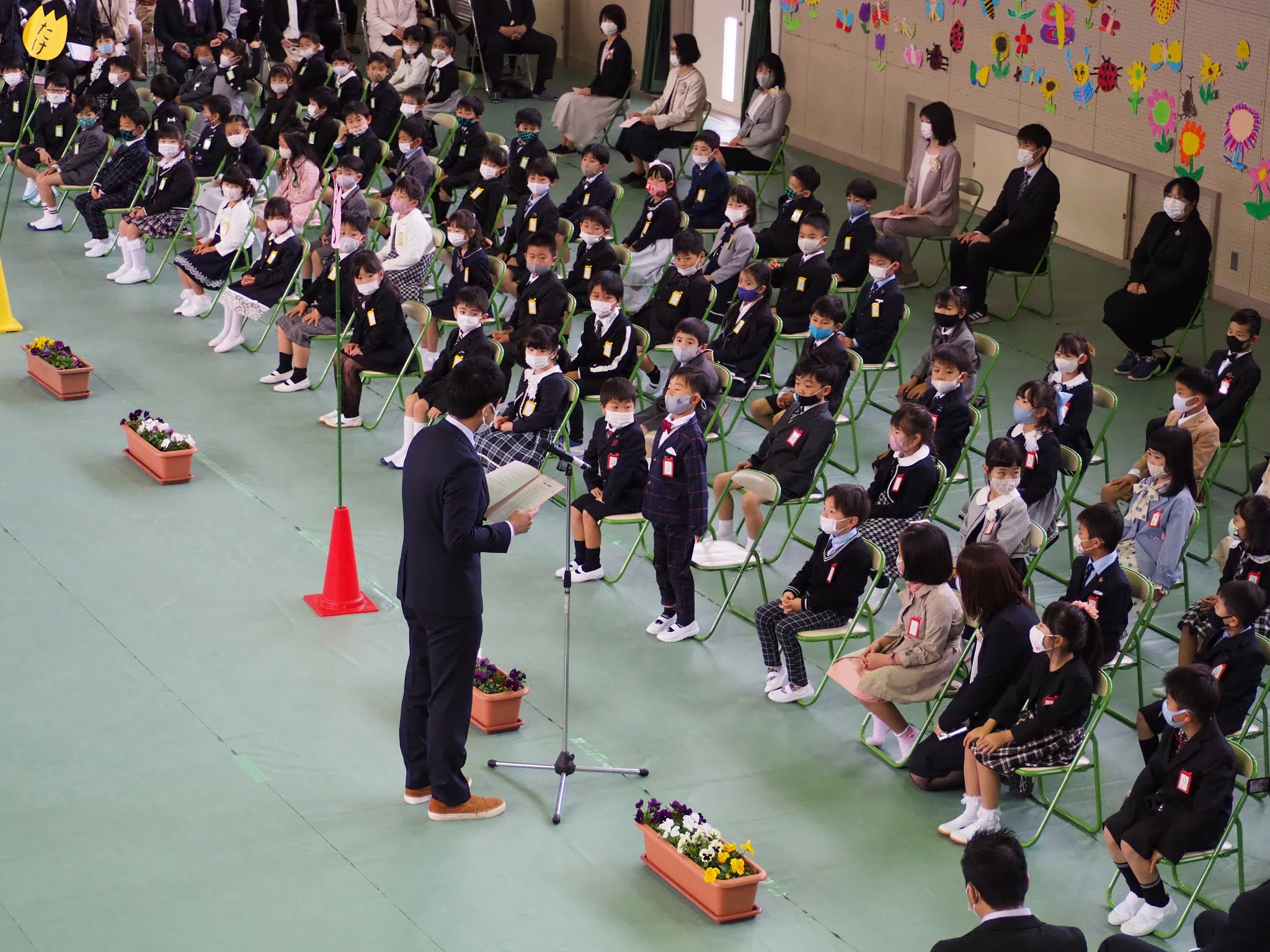 松阪市立第五小学校 4月6日 入学式