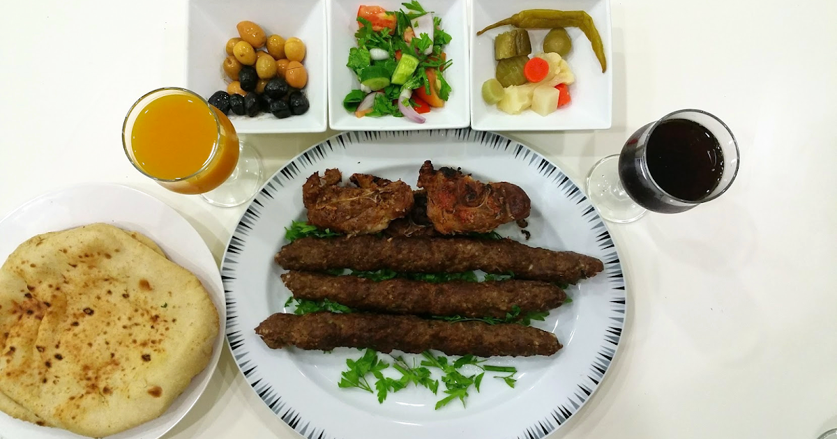 فطور رمضان صحي ومميز كفتة مشوية تجربتي بالصور