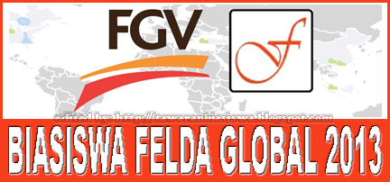 Tawaran Biasiswa Felda Global 2013 Luar Negara