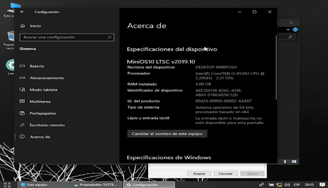 windows%2B10%2Bminios%2B2019 - Windows 10 MiniOS x64 [MEGA - MEDIAFIRE] - Descargas en general